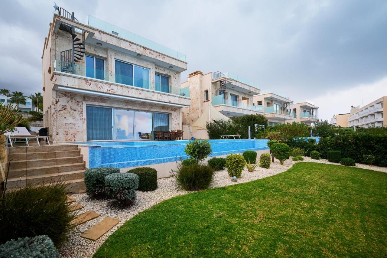 Olymp Luxury Villa D - Luxury Escape With Direct Beach Access And Unique Sunsets Paphos Exterior foto