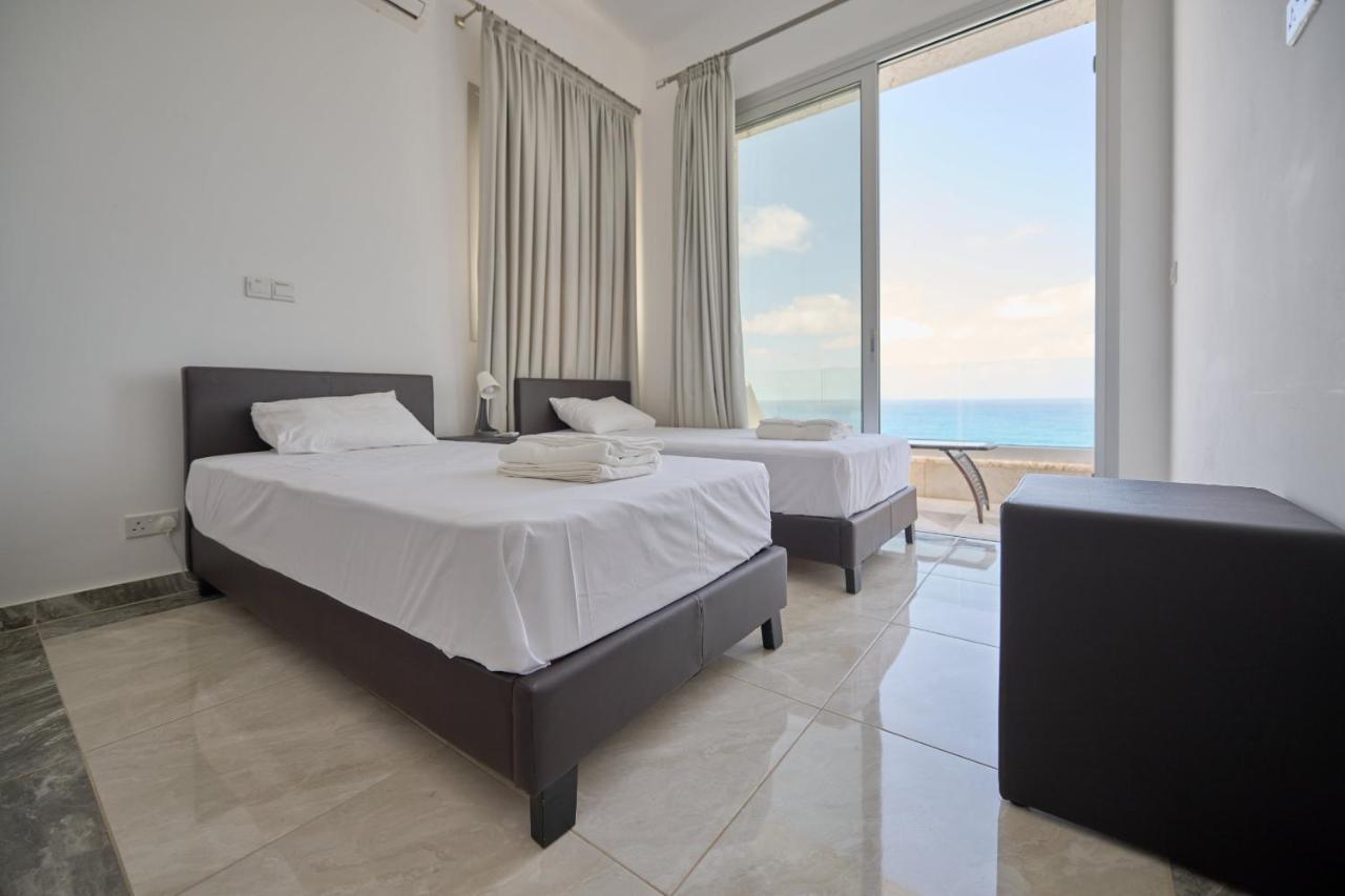 Olymp Luxury Villa D - Luxury Escape With Direct Beach Access And Unique Sunsets Paphos Exterior foto