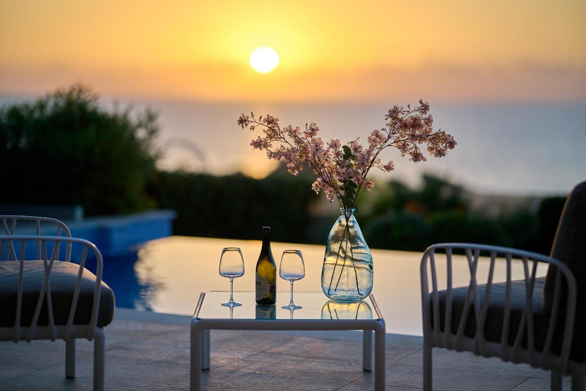 Olymp Luxury Villa D - Luxury Escape With Direct Beach Access And Unique Sunsets Paphos Zimmer foto