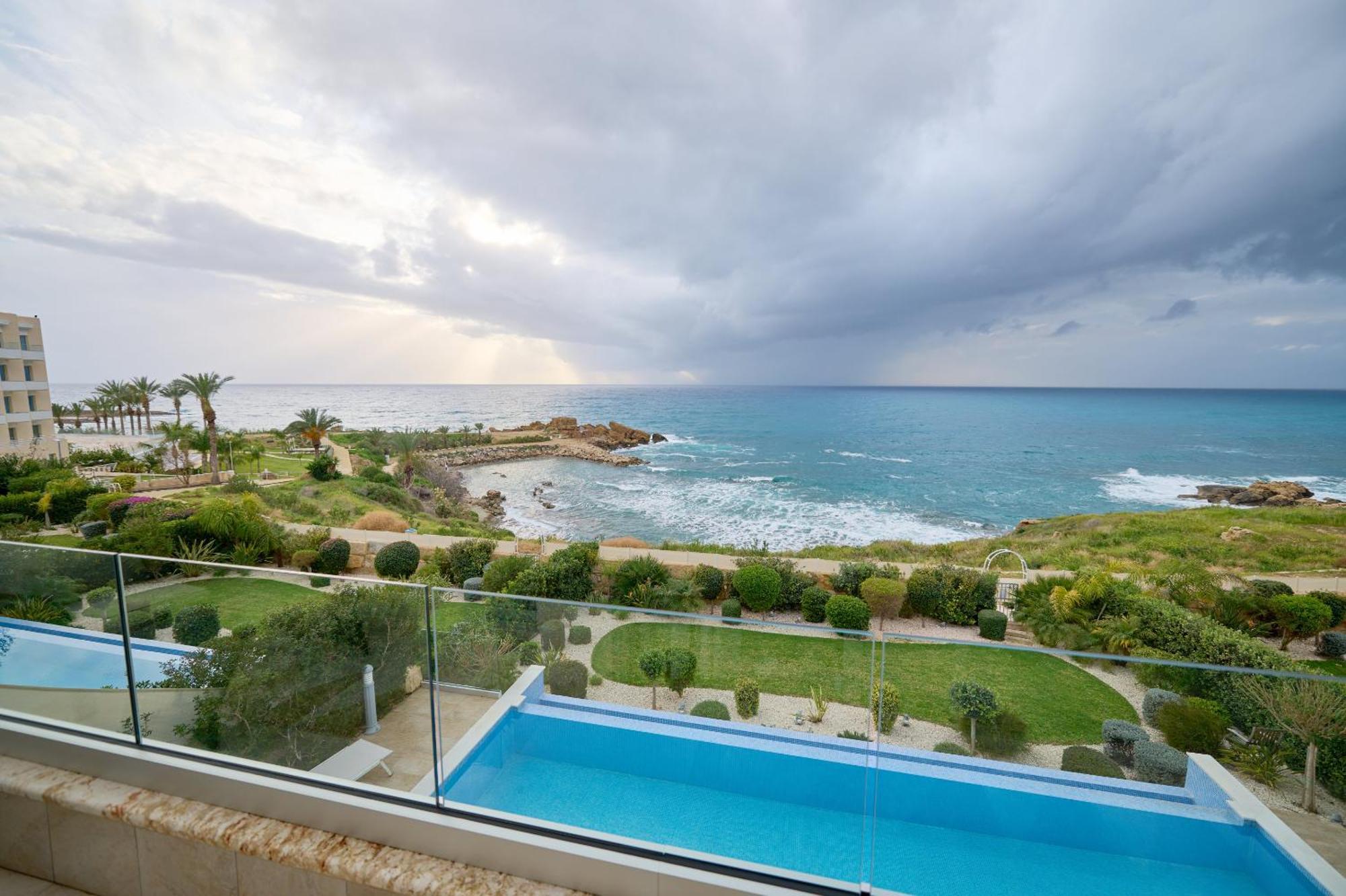Olymp Luxury Villa D - Luxury Escape With Direct Beach Access And Unique Sunsets Paphos Exterior foto