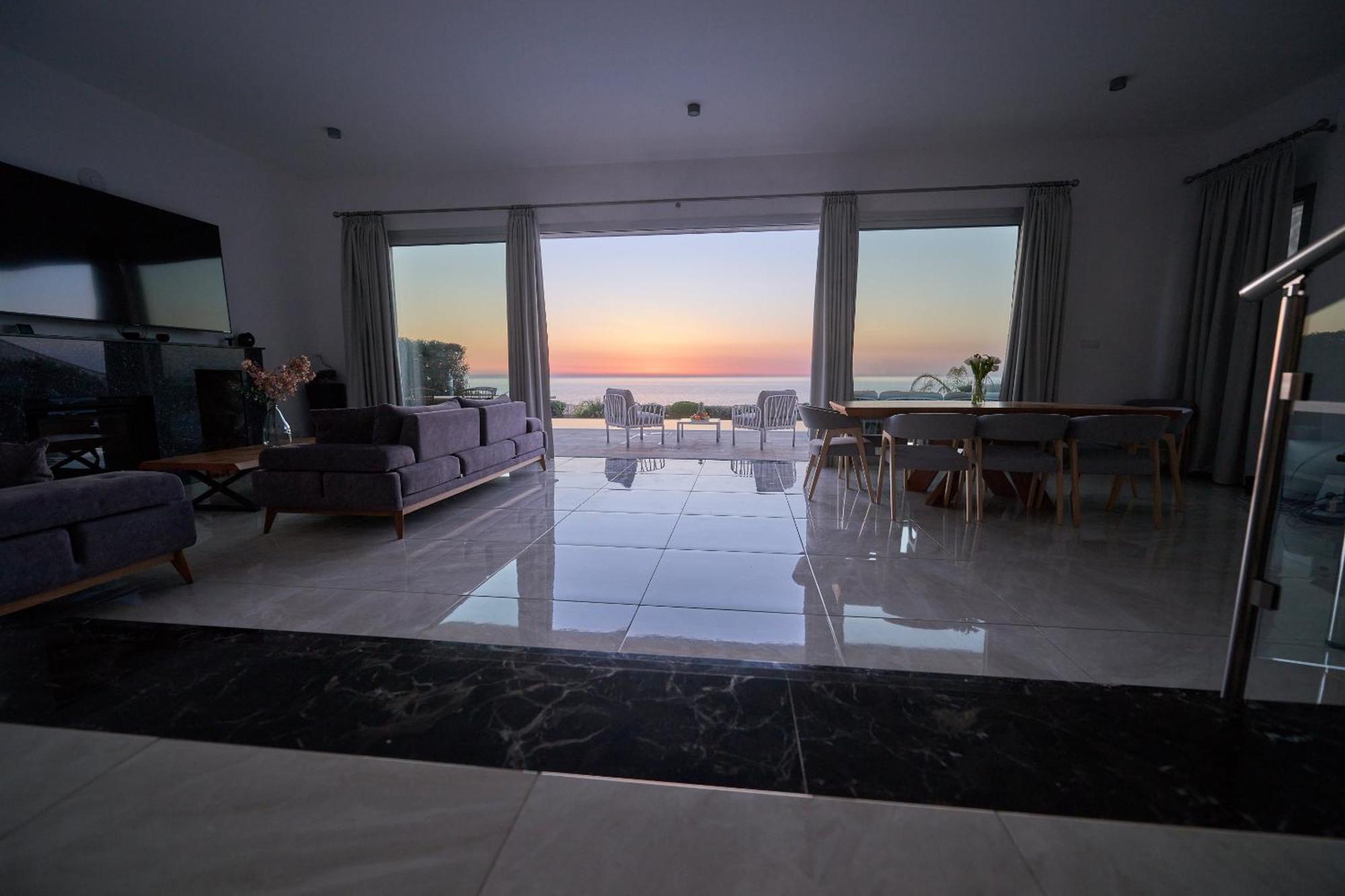 Olymp Luxury Villa D - Luxury Escape With Direct Beach Access And Unique Sunsets Paphos Exterior foto