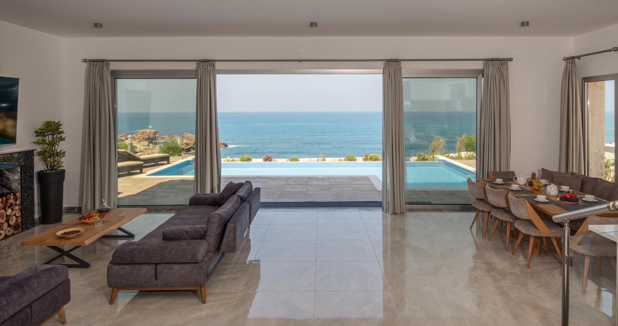Olymp Luxury Villa D - Luxury Escape With Direct Beach Access And Unique Sunsets Paphos Exterior foto