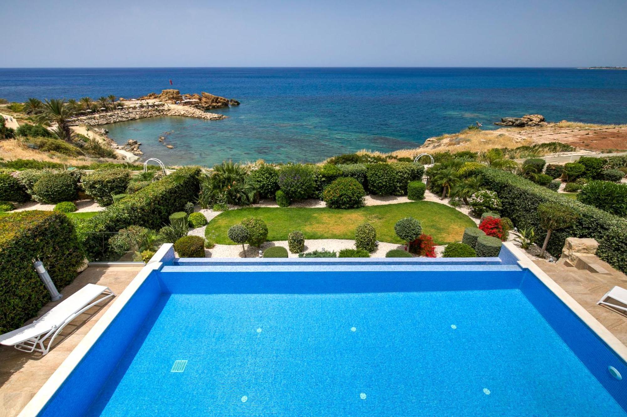 Olymp Luxury Villa D - Luxury Escape With Direct Beach Access And Unique Sunsets Paphos Exterior foto