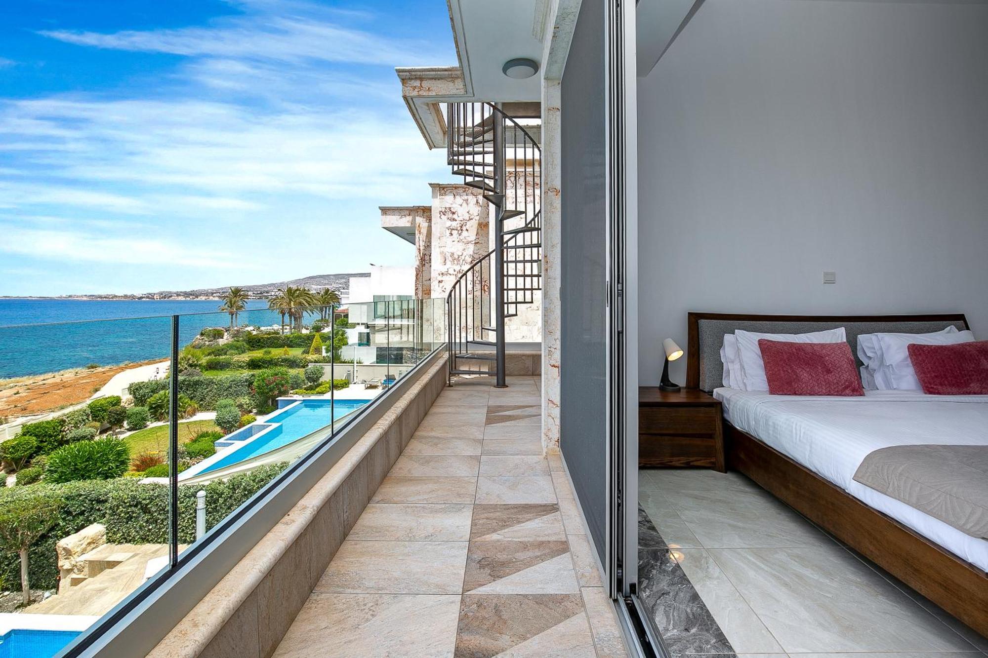 Olymp Luxury Villa D - Luxury Escape With Direct Beach Access And Unique Sunsets Paphos Exterior foto