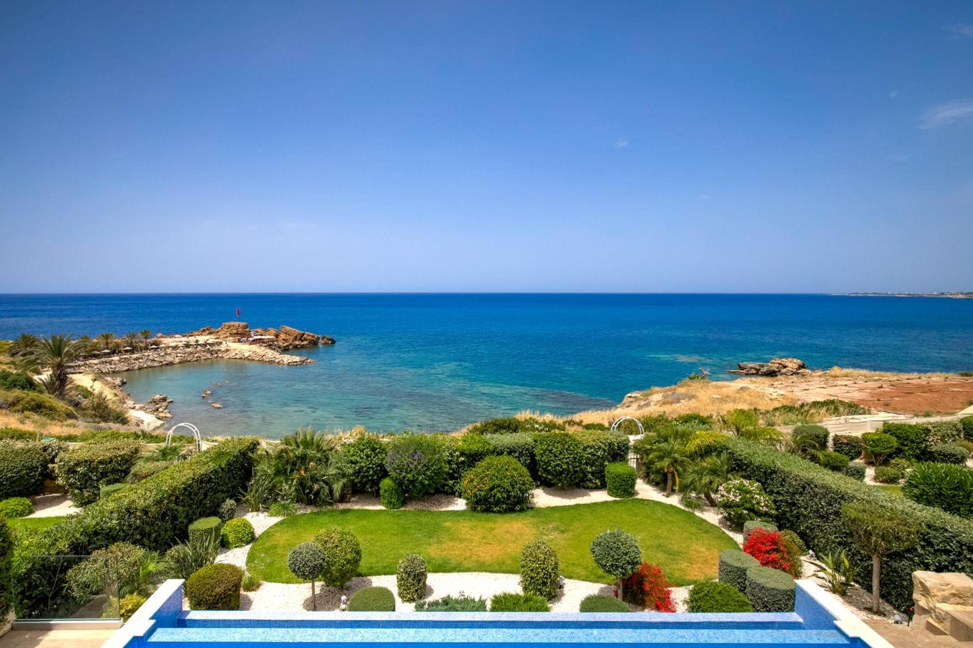 Olymp Luxury Villa D - Luxury Escape With Direct Beach Access And Unique Sunsets Paphos Exterior foto