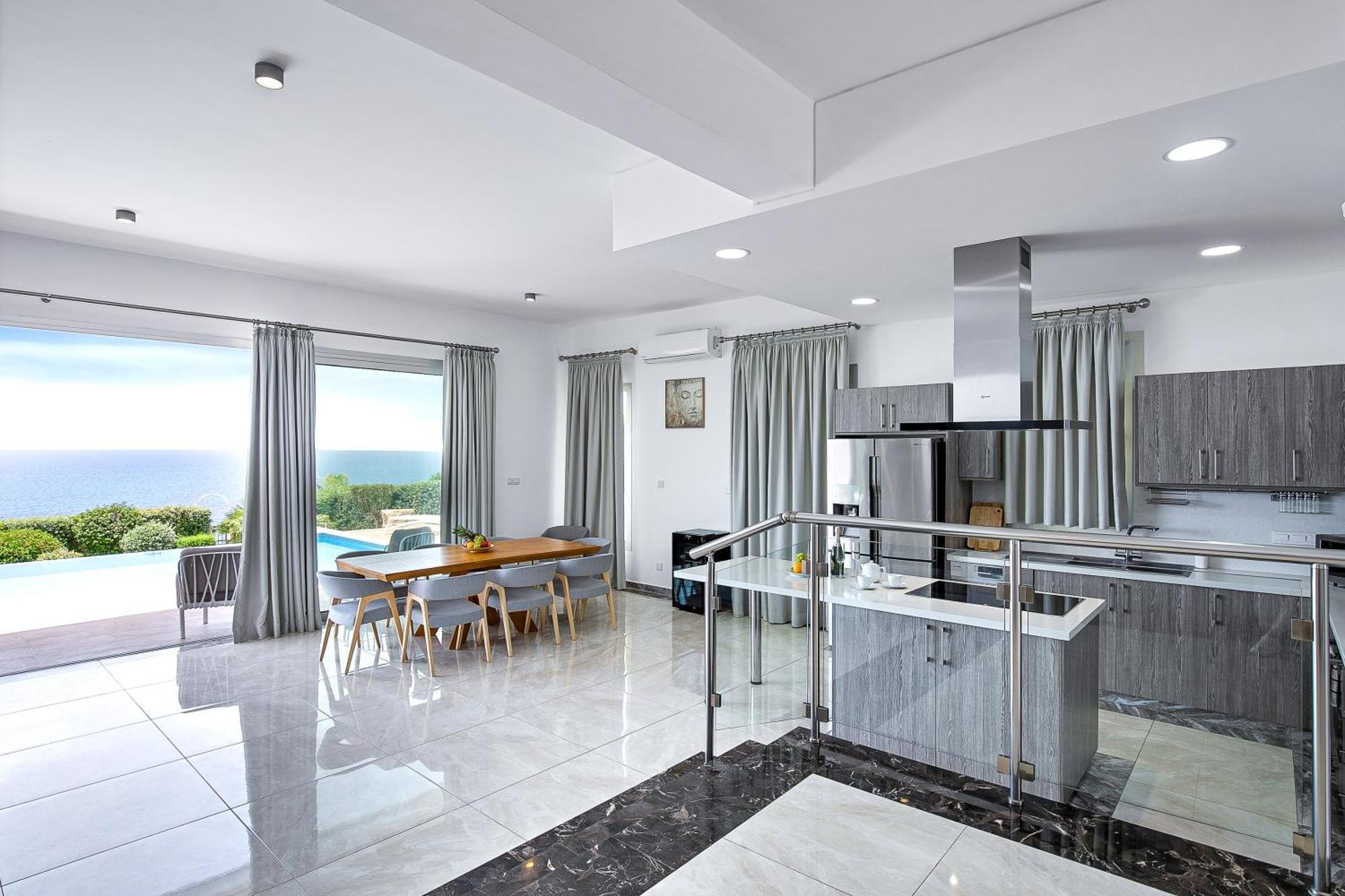 Olymp Luxury Villa D - Luxury Escape With Direct Beach Access And Unique Sunsets Paphos Exterior foto